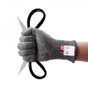 Personalized polyester cotton knitted Outdoor Bike Fishing safety Glove Winter Gloves
