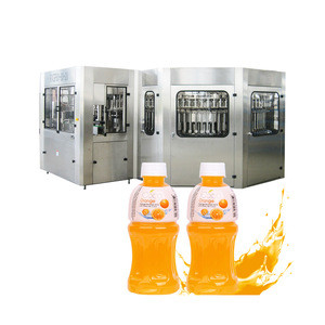 PET or Glass Bottle juice filling machine de production de jus de fruit