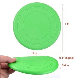 Pets Dogs Silicone Outdoor Training Puppy Fetch Toy Pet Tooth Resistant Training Toy Dog Flying Disc
