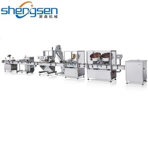 Pharmaceutical Machinery Tablet Counting And Filling And Capping Line