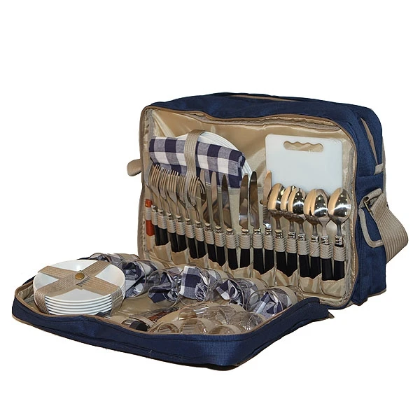 Picnic Lunch Cooler Bag for Outdoor Picnic Bag for 6 Person