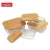 Import PIE GLASS Quality Chinese products Microwave Oven Safe Glass food container with bamboo lid from Pakistan