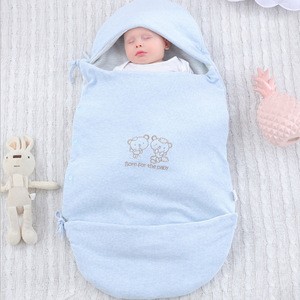 Pink and blue 100% cotton winter baby sleeping bags warm baby sleeping bag wholesale