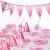 Import Pink Ballerina Princess Party Supplies Kids Birthday Party Decoration Set Baby Girl Shower Pack Event Party Supplie from China