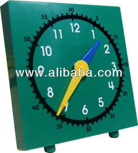 Plastic Analog Student Clock, Clock, Classroom Supplies, Learning Resources, Teaching Aids