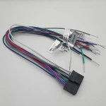 Plastic automotive pin waterproof connector cable loom electrical dupont wire harness assembly