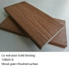 Plastic outdoor deck flooring