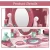 Import Plastic Pretend Play Mirror Dresser Table For Girls Kids Suitcase Makeup Toys Set from China