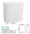 Import Plastic toilet tank sanitary ware cistern ABS water tank from China