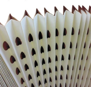 Pleated paper filter foldaway Paint Stop Air Filter Paper for spray booth