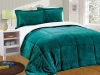 Plush and Sherpa Reversible Down Alternative Comforter Set