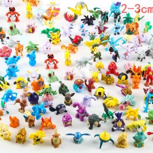 Poke Figures 144pcs/lot Figures 2-3CM Monster PVC Action Figures Cute Mini Pikachu Collection Model Toys For Kids