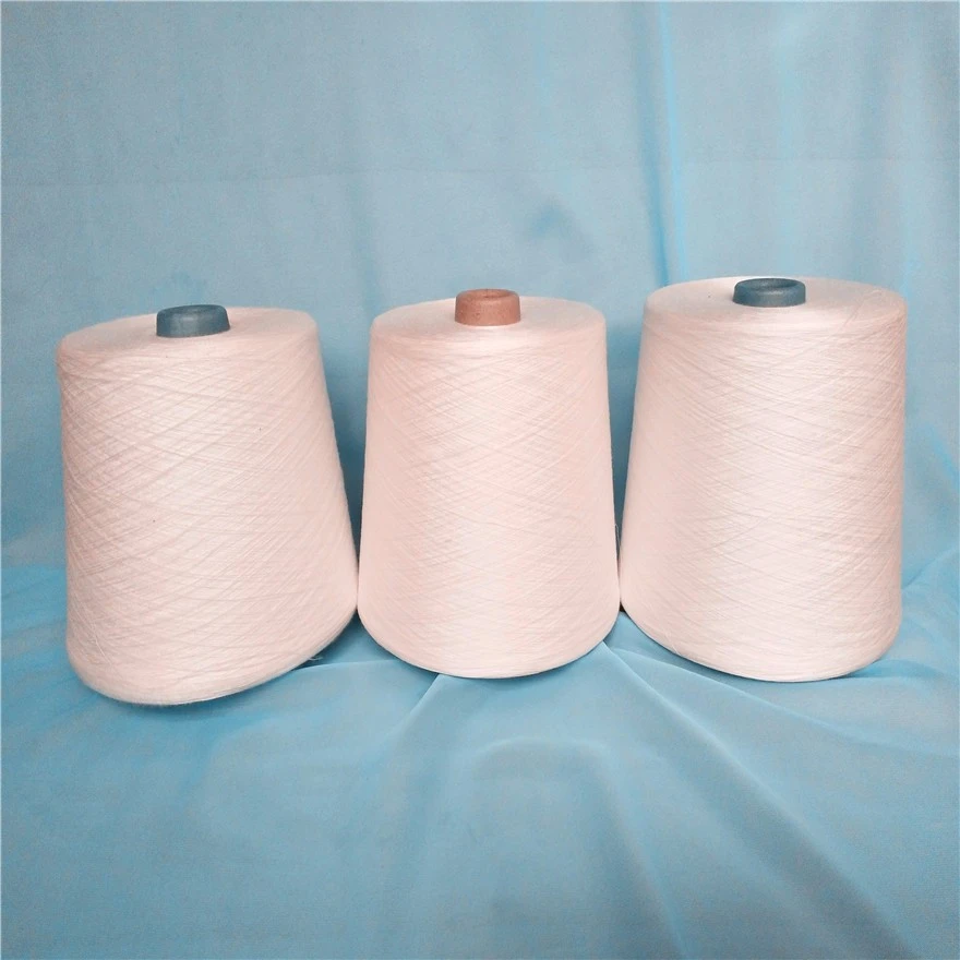 polyester blended yarn multi color blend yarn blended polyester yarn