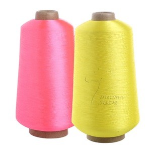 Polyester Bright FDY Yarn with 536 Stock Colors