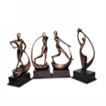 Polyresin Sports Trophy Souvenirs Figurine Resin Trophy Figurines For Sport Event