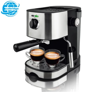 Popular New Designed Office Home Coffee Maker Kitchen Equipment Cappuccino Espresso Coffee Machine