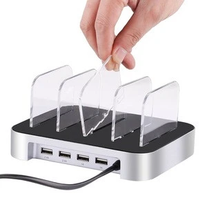 Popular public fast charging usb charger station for restaurant with 4 port usb charger