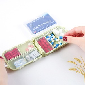 Portable Mini Pill Box Case Medicine Boxes 3 Grids Travel Home Medical Drugs, Pill Storage Cases
