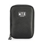Portable PU Electronic Organizer Bag Travel Gear USB Cable Organizers for Power Charger Hard Drives Cables Phone SD Card
