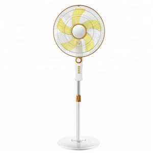 Premium Quality K2 Household 66*14mm Full Copper Motor 16Inch Pedestal Fan Powerful Wind Stand Fan With Free Fan Parts