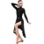 Import Professional Latin Dance Competition Dancewear Black Latin Dress for girls from China