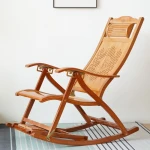 Professional manufacture cheap manufacturer folding rocking bamboo chair