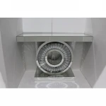 Professional manufacture contemporary artistic entrance console glass table