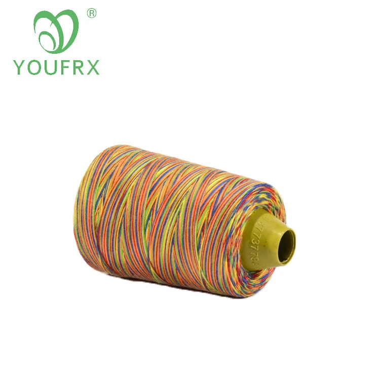 Professional standard chinese rainbow multicolor sewing thread for hand bracelet jewelry