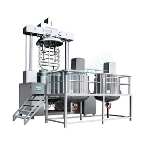 Professional vacuum homogenize equipment cream vacuum emulsifier mixing machinecream vacuum emulsifier mixing machine