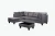 Import promation Design furniture  6 seater corner sofa set couches lounge  corner chaise lounge from China