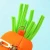 Import promotional waterproof neoprene carrot vegetable colorful pencil bag, carrot colored pencil set with case neoprene from China