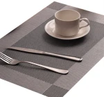 pvc placemat dining table mats set de table bowl pad napkin coasters kids table set