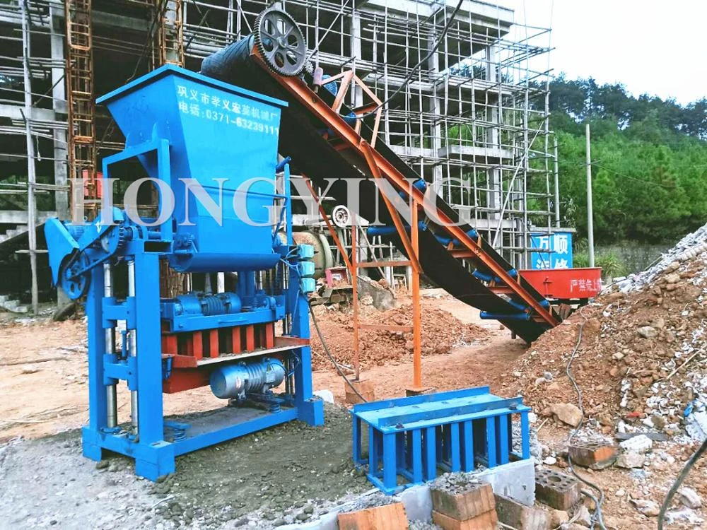 QMJ4-35C Hollow Cement Block Making Machine / Concrete block making machine price