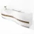 Import QS-RC08  Modern reception front desk for hotel high quality white high gloss information desk counter desk from China