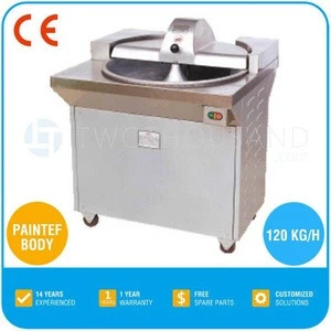 QS620A 120Kg Per Hour Painted Body CE Automatic Meat Bowl Cutter Price