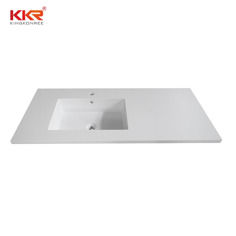 Quality Artificial Stone Solid Surface Cut-to-size Quartz Kitchen and Bathroom Countertop Vanity Top