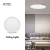 Import quality Plastic Cover Surface Mounted Round LED Ceiling Light Modern Bedroom Pendant Spot Lighting from 