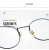 quality round retro glasses frame retro metal eyeglass frame for men anti blue light prescription glasses