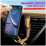 R1 Mobile Phone Wireless Car Charger Stand Automatic Clamping 10W  Infrared Sensor Air Vent Mount