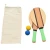 Import Recreational Frescobol Solid Wood Beach Racquet Ball Set from China