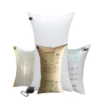 Recyclable air cushion dunnage bag for transport load securing