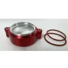 Red Intercooler HD clamp assembly Anodized Billet v-band clamp w/Pin Aluminum/stainless steel v-band for turbo system