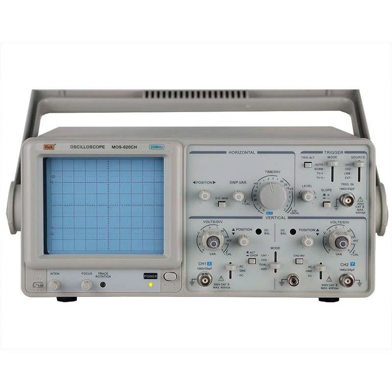 REK 20mhz analog oscilloscope MOS-620CH readoot oscilloscope