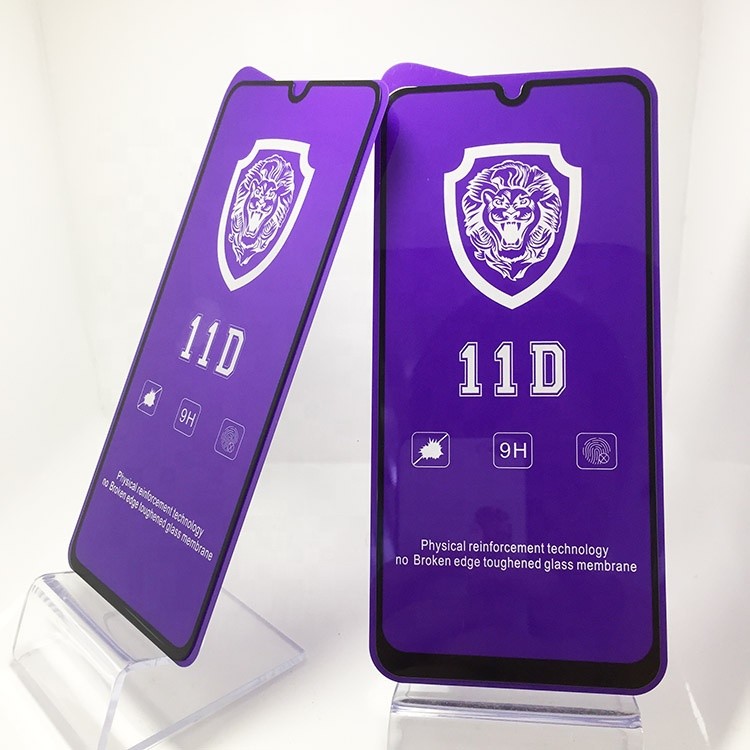 Reliable Quality 11D Full Glue Full Cover Tempered Glass Screen Protector for Samsung A30 A50 M30 A20 Film Protector