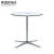 Import Restaurant customized Round Phenolic compact laminate HPL dining table top with stainless steel base from China
