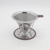 Reusable Pour Over Coffee Filter, Cone Coffee Dripper Paperless, Pour Over Coffee Maker with Separate Stand for 1-4 cups