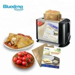 Reusable PTFE bread heating Gluten Free toast bag cheese bread bags Non stick Toaster bags