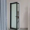 RG65 Casement Door Exterior Aluminum Modern Style Swing Doors Glass Double Panel Aluminum Alloy Glass Door