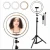 Import ring fill light usb 4 inch small mini studio phone dimmable selfie ring light with phone holder fill ring light bracket from China