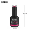 RONIKI Nail Art Enamel Nail Gel Polish UV Gel OEM Custom designs non toxic private label logo Colors Free Sample gel nail polish